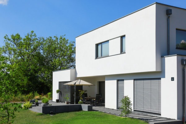 01_Modernes Haus - kubischer Baukörper