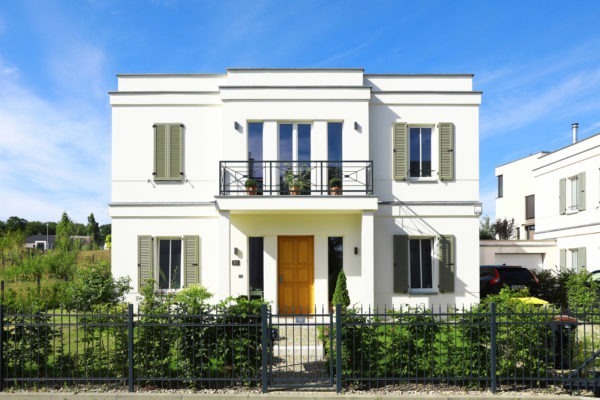 07_Einfamilienhaus - symmetrsiche Fassadengestaltung